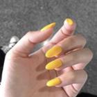 Yellow Faux Nail Patch Yellow - One Size