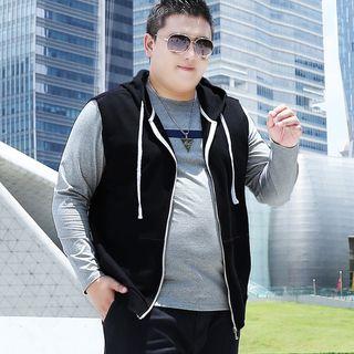 Drawstring Hooded Vest