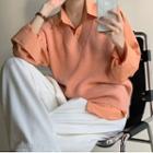 Plain Sweater Vest / Long-sleeve Shirt