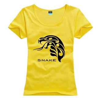 Couple Matching Snake Print Short-sleeve T-shirt
