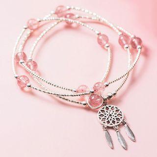 925 Sterling Silver Dream Catcher Bracelet S925 Sterling Silver - 1 Piece - Silver - One Size