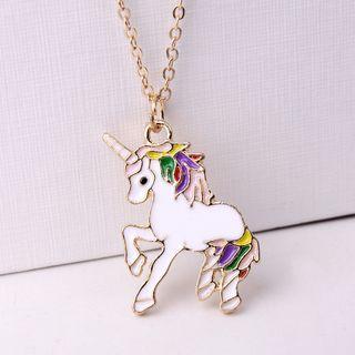 Unicorn Necklace Nl035 - One Size