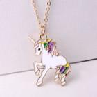 Unicorn Necklace Nl035 - One Size