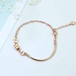 Asymmetric Alloy Bracelet Bracelet - One Size