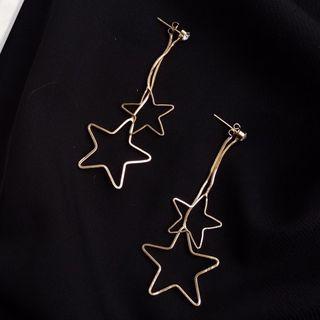 Hollow Star Earrings