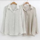 Linen Striped Shirt