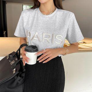 Paris Embroidery T-shirt
