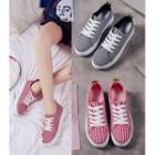 Gingham Canvas Sneakers