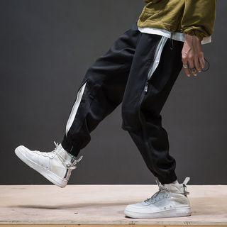Pocket Accent Side-zip Jogger Pants