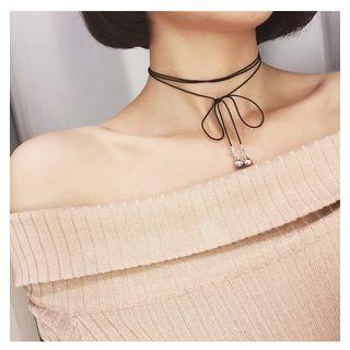 Beaded Tie Choker