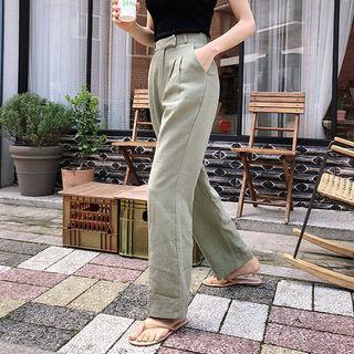 Line Blend Wide-leg Pants