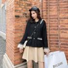 Long-sleeve Jacket / Plain Skirt