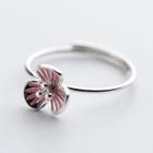 Floral Sterling Silver Open Ring
