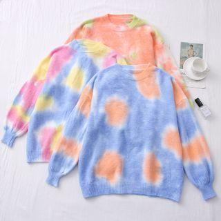 Tie-dyed Loose-fit Sweater