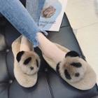 Panda Furry Loafers