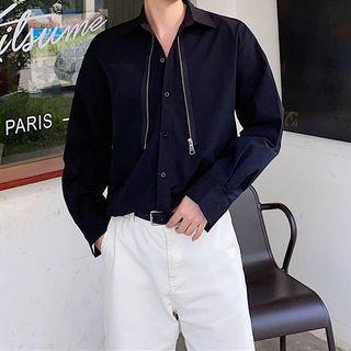 Front-zip Shirt