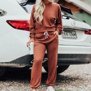 Set: Sweatshirt + Harem Sweatpants