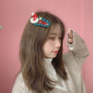 Christmas Yarn Hair Tie / Hair Clip (various Designs)