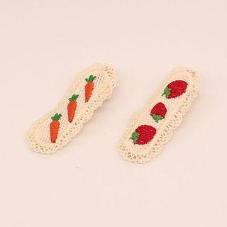 Fruit / Vegetable Knit Hair Clip