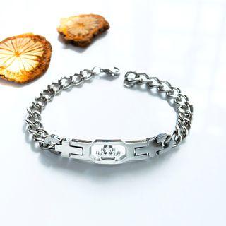 Stainless Steel Crown Bracelet