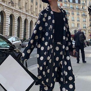Dotted Shirt Jacket