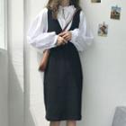 Long-sleeve Blouse / Sleeveless Dress