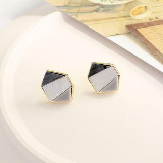 Acrylic Panel Alloy Earring