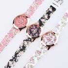 Floral Bracelet Watch
