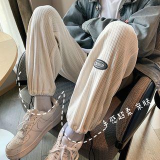 Logo Drawstring-cuff Pants