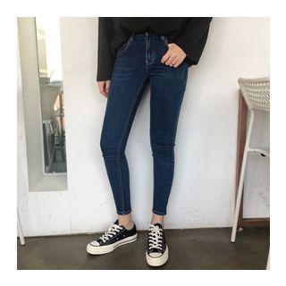 Stitch Detail Skinny Jeans
