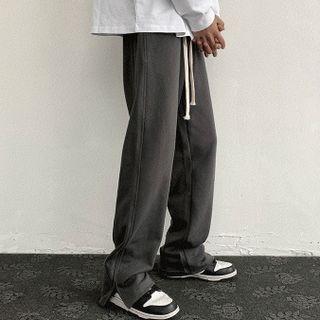Side-zip Bootcut Pants
