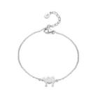925 Sterling Silver Simple Fashion Camel Bracelet Silver - One Size
