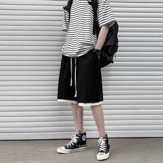Couple Matching Wide-leg Sweatshorts