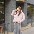 Stand-collar Zip Padded Jacket