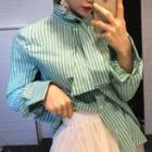 Striped Shirt / Argyle Sweater / Vest
