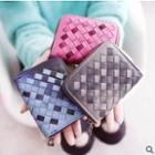 Zip Around Woven Wallet