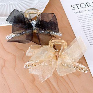 Ribbon Rhinestone Alloy Hair Clamp