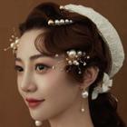 Wedding Faux Pearl Hair Stick / Hair Clip Set - One Size