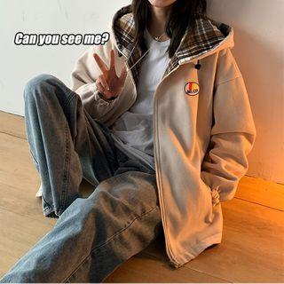 Reversible Zip-up Hoodie