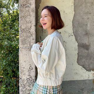 Zip-up Blouson Jacket