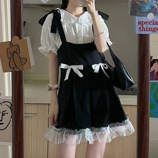 Short-sleeve Blouse / Jumper Shorts
