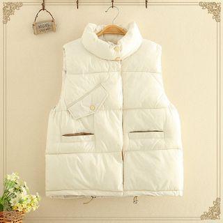 Plain Vest With Front Pocket