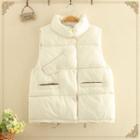 Plain Vest With Front Pocket