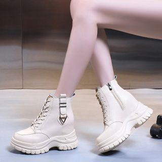 Platform Lace-up Shorts Boots