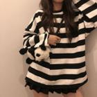 Oversize Striped Top