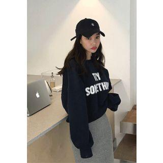 Lettering Layered Pullover