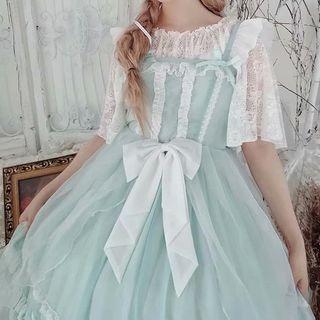 Spaghetti Strap Mesh Lolita Dress