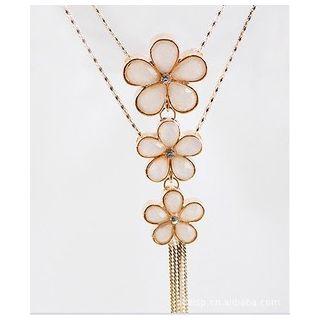 Flower Long Necklace