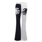 Hand Applique Boot-cut Jeans