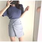 Wrapped Plain Skirt